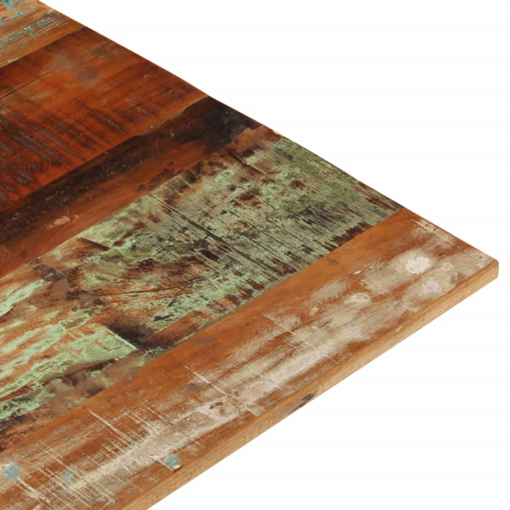 vidaXL Rektangulær bordplate 70x80 cm 15-16 mm gjenvunnet heltre