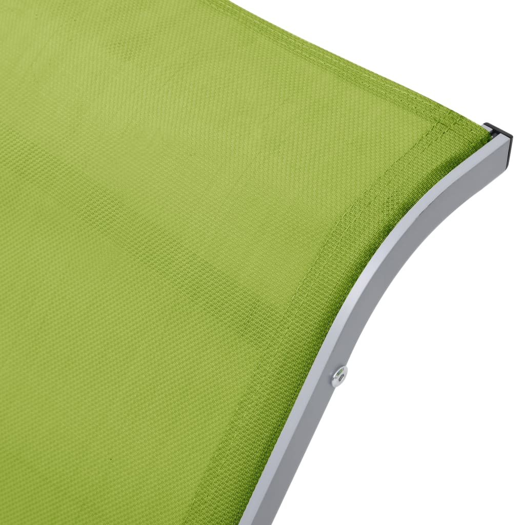 vidaXL Solseng tekstil og aluminium grønn