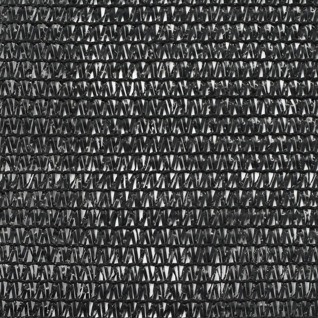 vidaXL Tennisskjerm HDPE 1x50 m svart