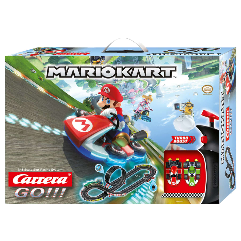 Carrera GO Racerbil og bilbanesett Nintendo Mario Kart 8 1:43