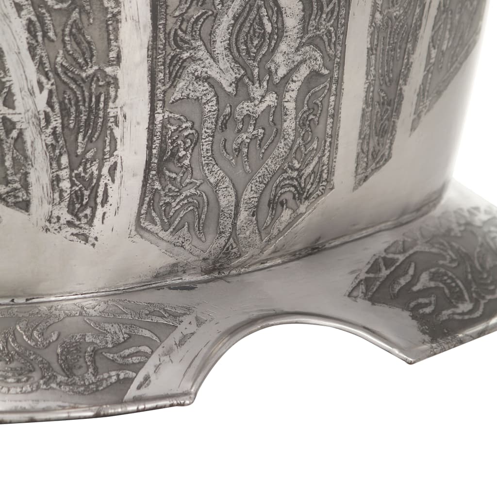 vidaXL Middelaldersk kroppsrustning kyrass replika LARP sølv stål