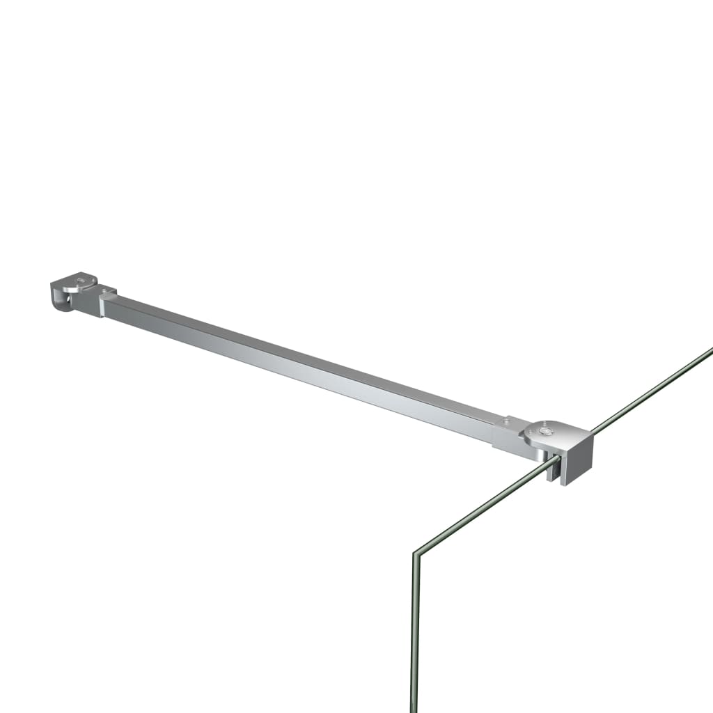 vidaXL Støttearm for dusjdør rustfritt stål 47,5 cm