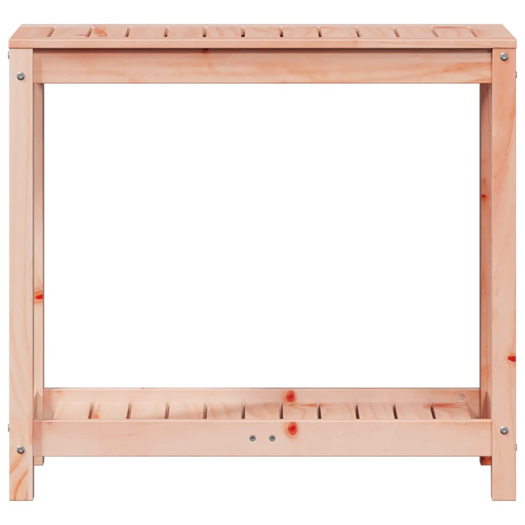 vidaXL Pottebord med hylle 82,5x35x75 cm heltre furu