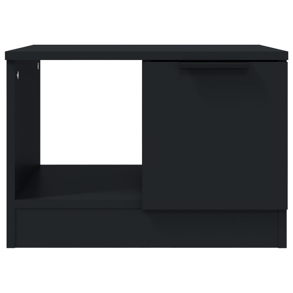 vidaXL Salongbord svart 50x50x36 cm konstruert tre