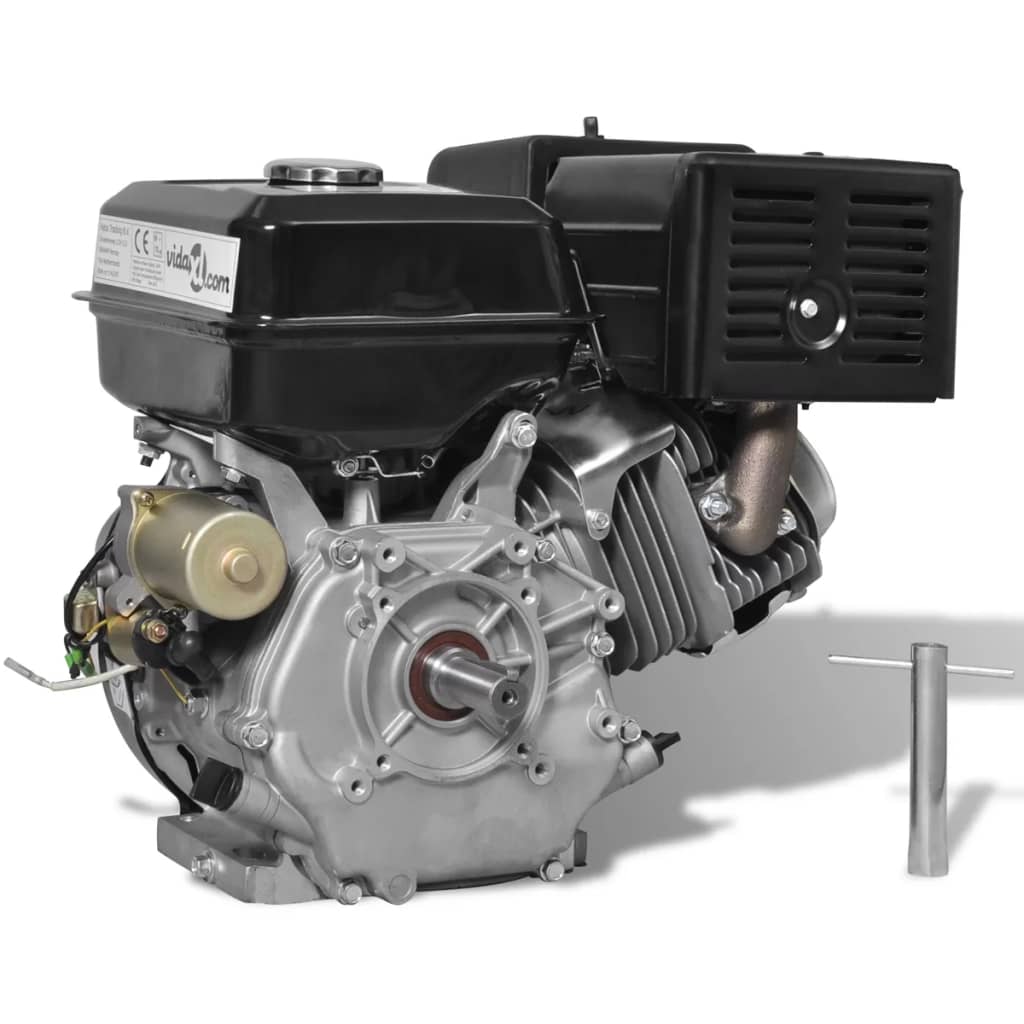 vidaXL Bensinmotor 15 HP 11 kW svart