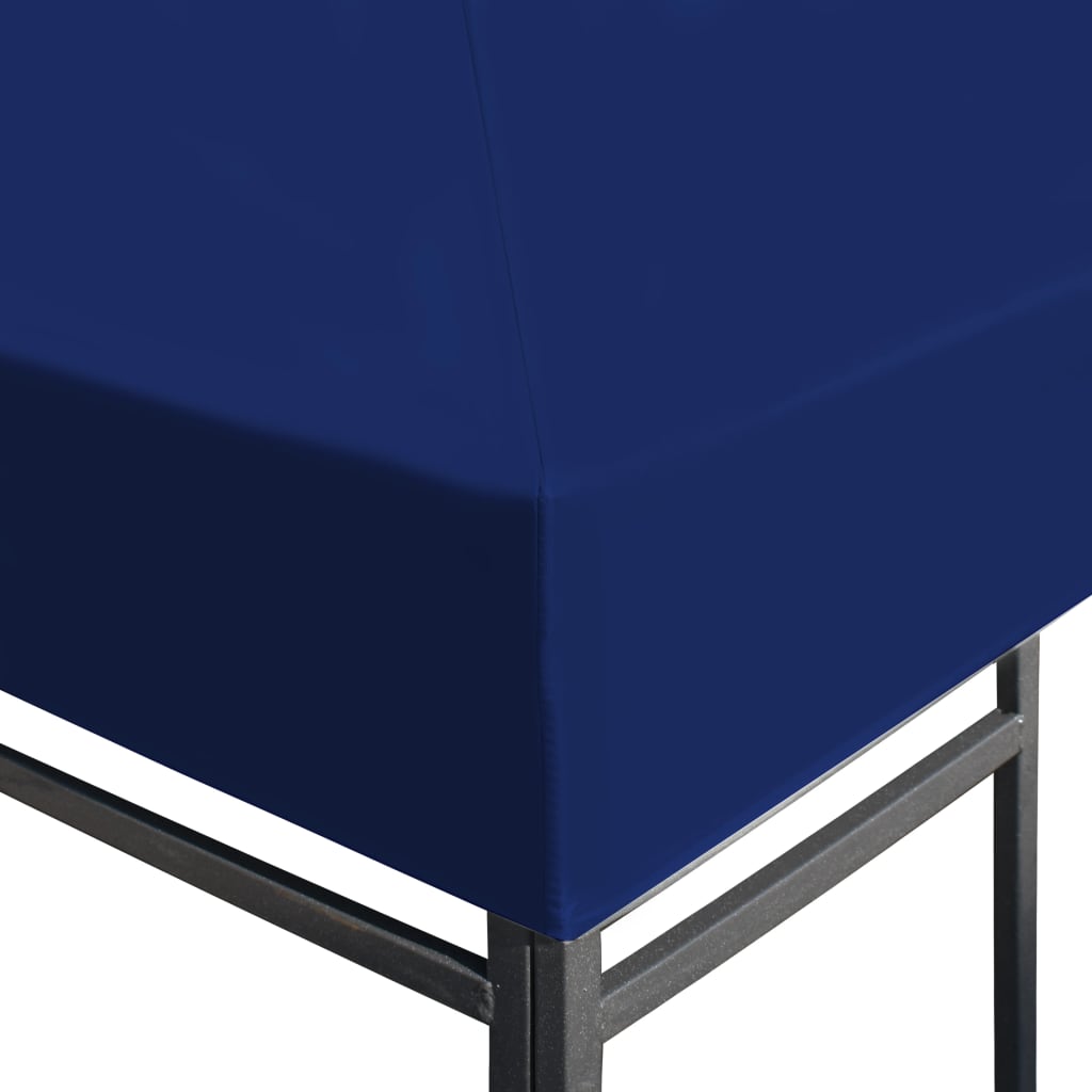 vidaXL Toppduk til paviljong 310 g/m² 3x3 m blå