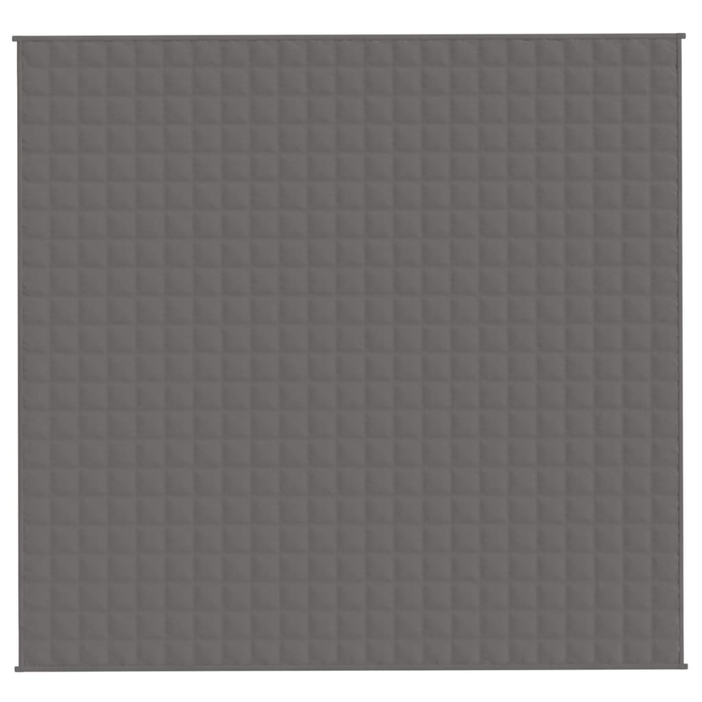 vidaXL Vektdyne grå 220x235 cm 11 kg stoff