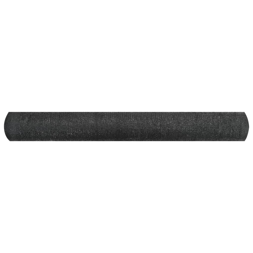 vidaXL Skjermnett svart 1,2x50 m HDPE 195 g/m²
