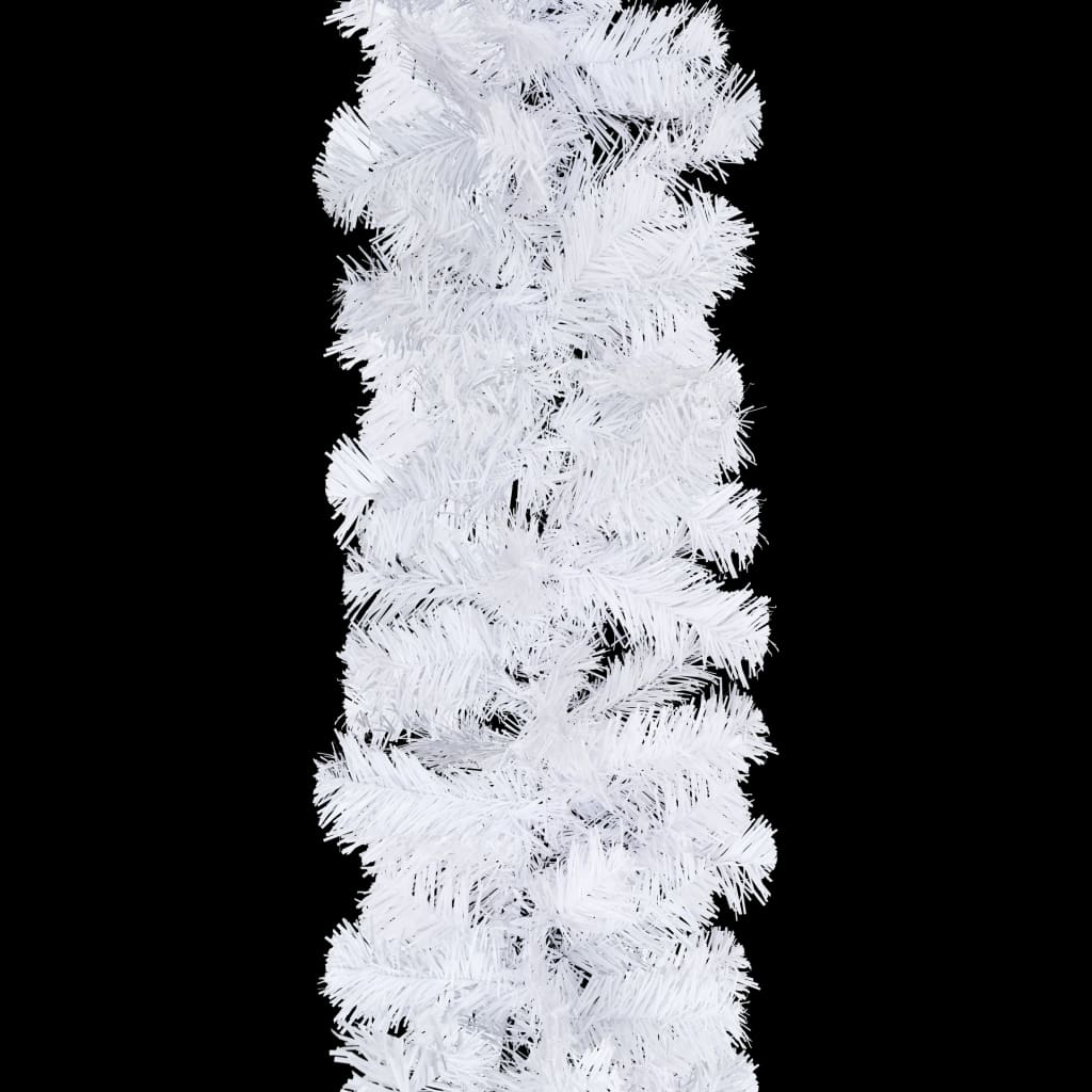 vidaXL Julegarland 4 stk hvit 270 cm PVC