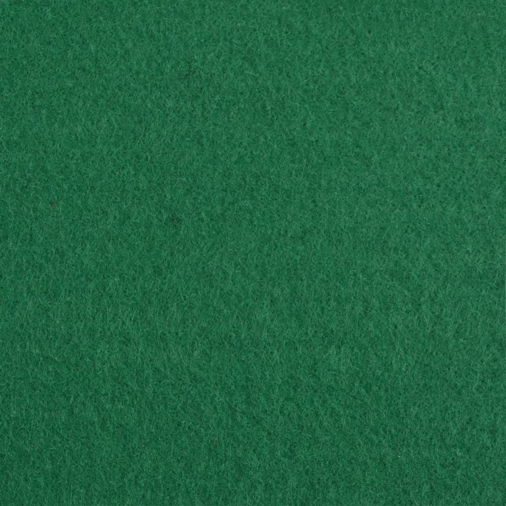 vidaXL Utstillingsteppe vanlig 1,2x12 m grønn