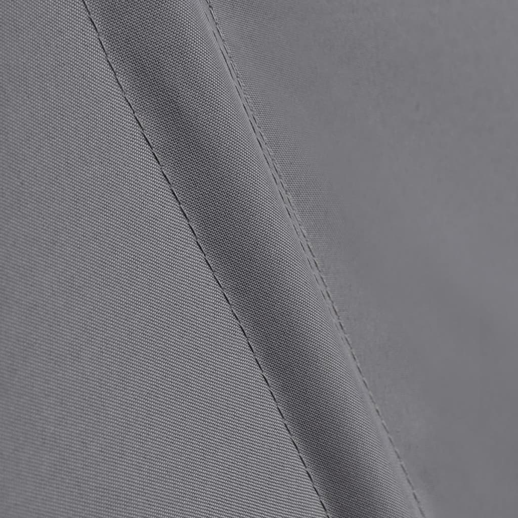 vidaXL Sammenleggbar sidemarkise for balkong grå 140x140 cm