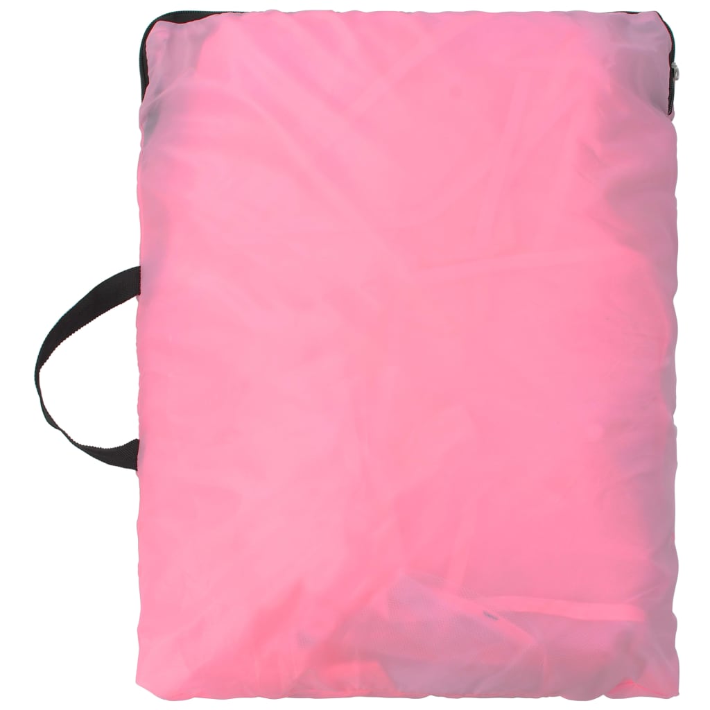 vidaXL Prinsessetelt med 250 baller rosa 133x140 cm