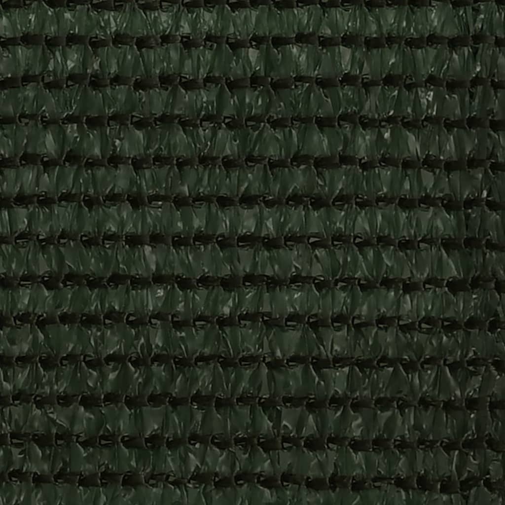 vidaXL Balkongskjerm mørkegrønn 90x500 cm HDPE