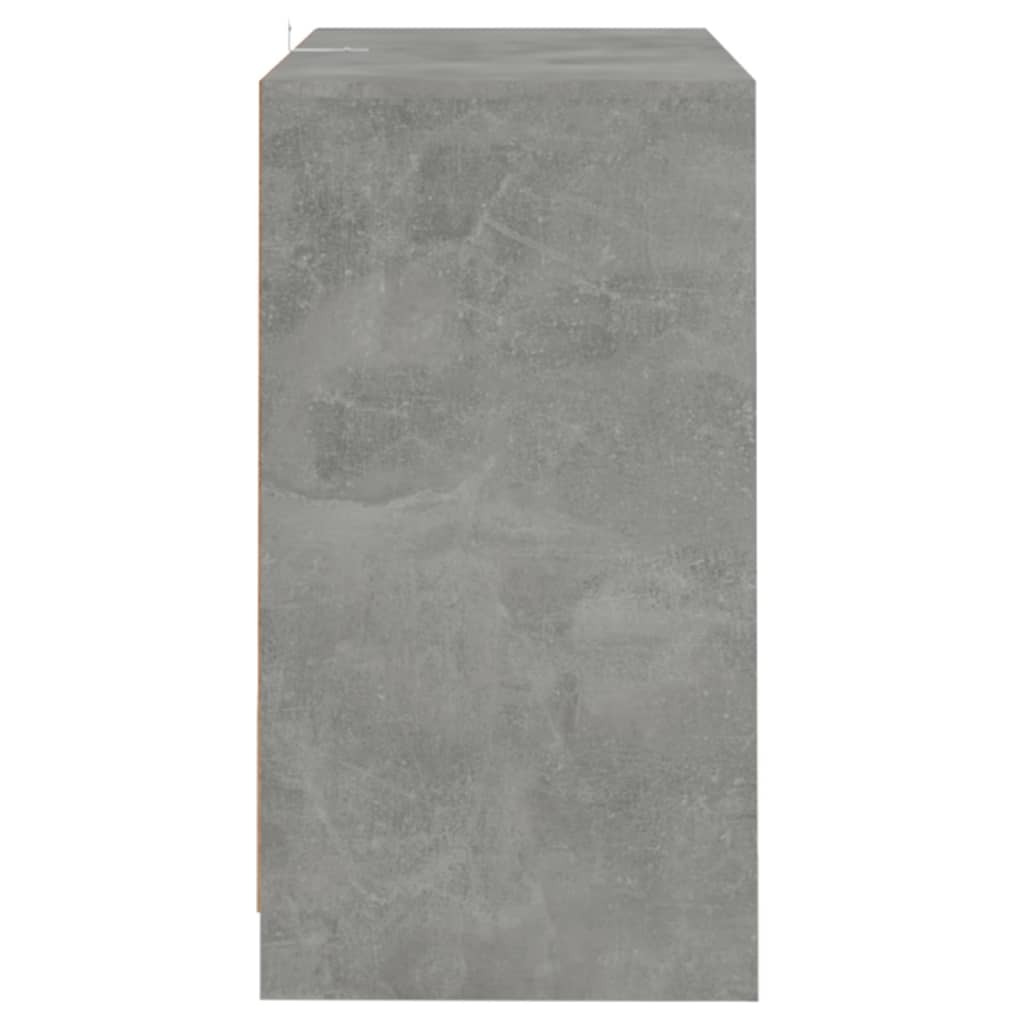 vidaXL Skjenk betonggrå 70x41x75 cm sponplate