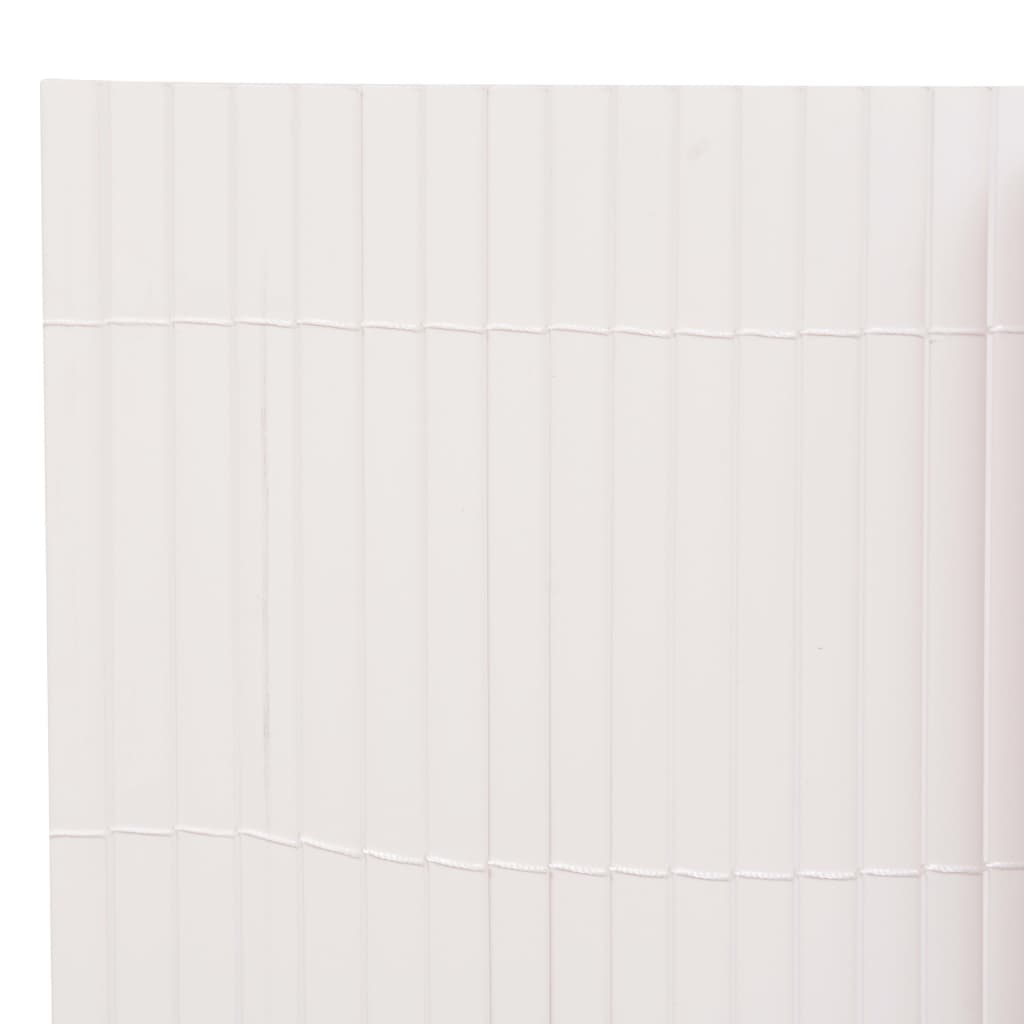 vidaXL Dobbelsidet hagegjerde 110x300 cm hvit