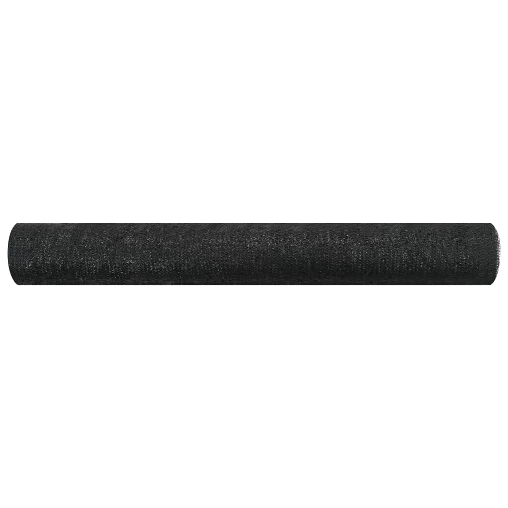 vidaXL Skjermnett svart 1,2x10 m HDPE 75 g/m²