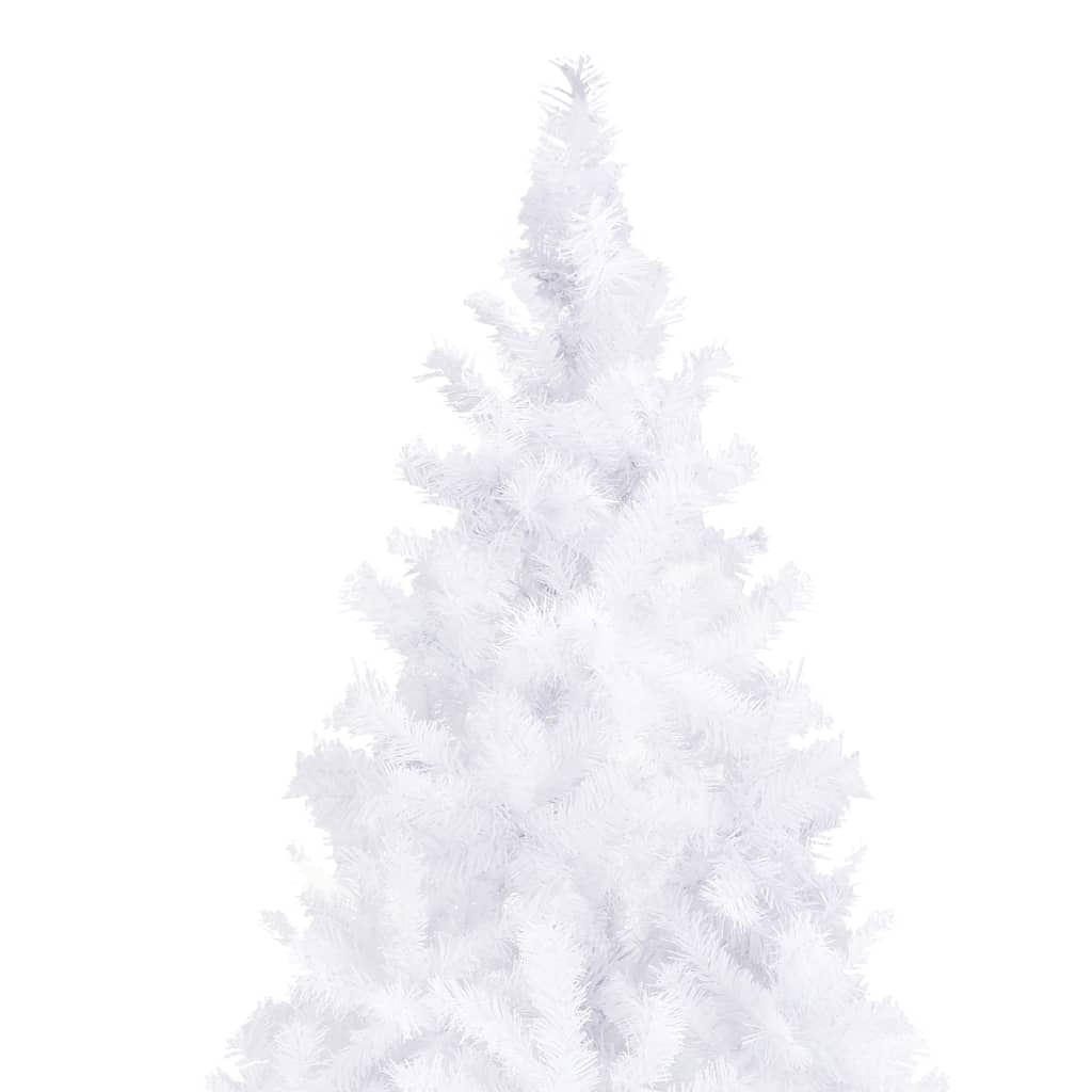 vidaXL Forhåndsbelyst kunstig juletre 400 cm hvit