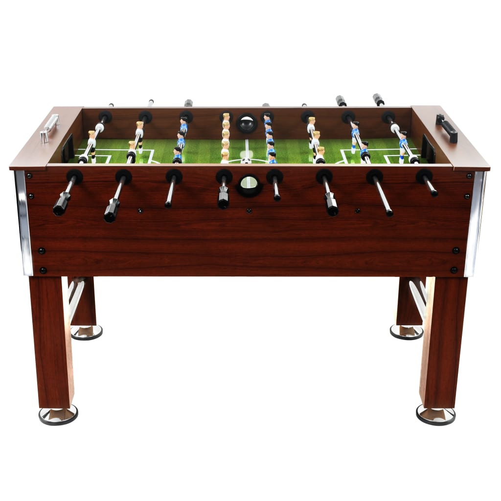 vidaXL Fotballbord stål 60 kg 140x74,5x87,5 cm brun