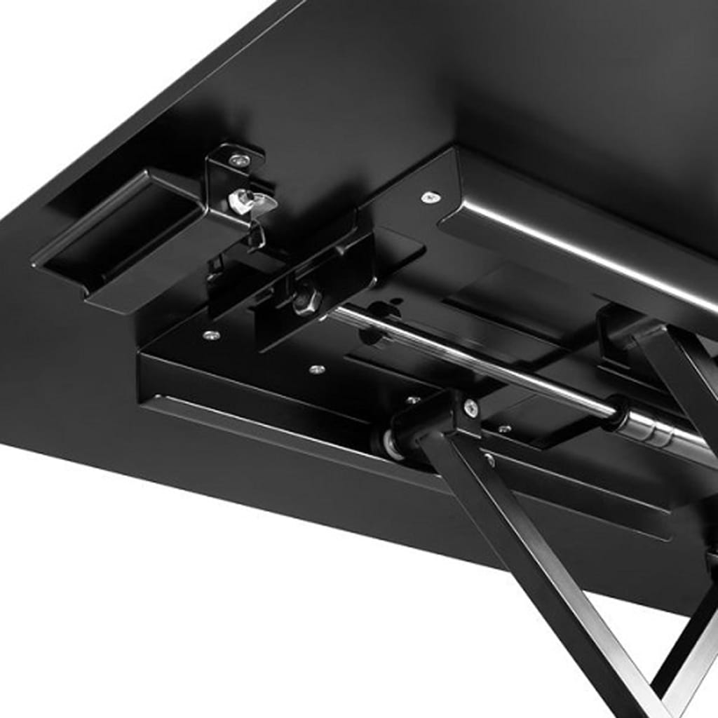 ErgoLine Justerbart skrivebord Riser aluminium svart