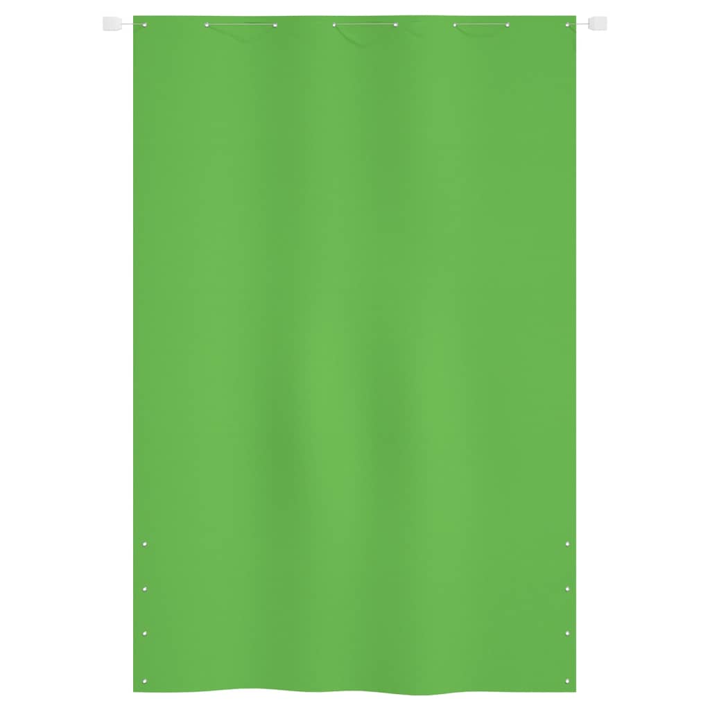 vidaXL Balkongskjerm lysegrønn 160x240 cm oxfordstoff