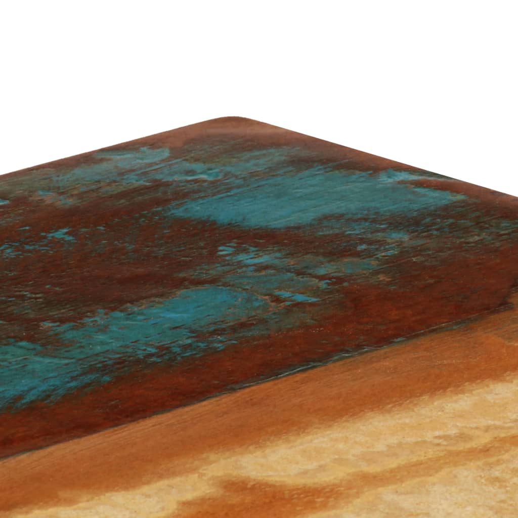 vidaXL Spisebord 115x55x76 cm gjennvunnet heltre og stål