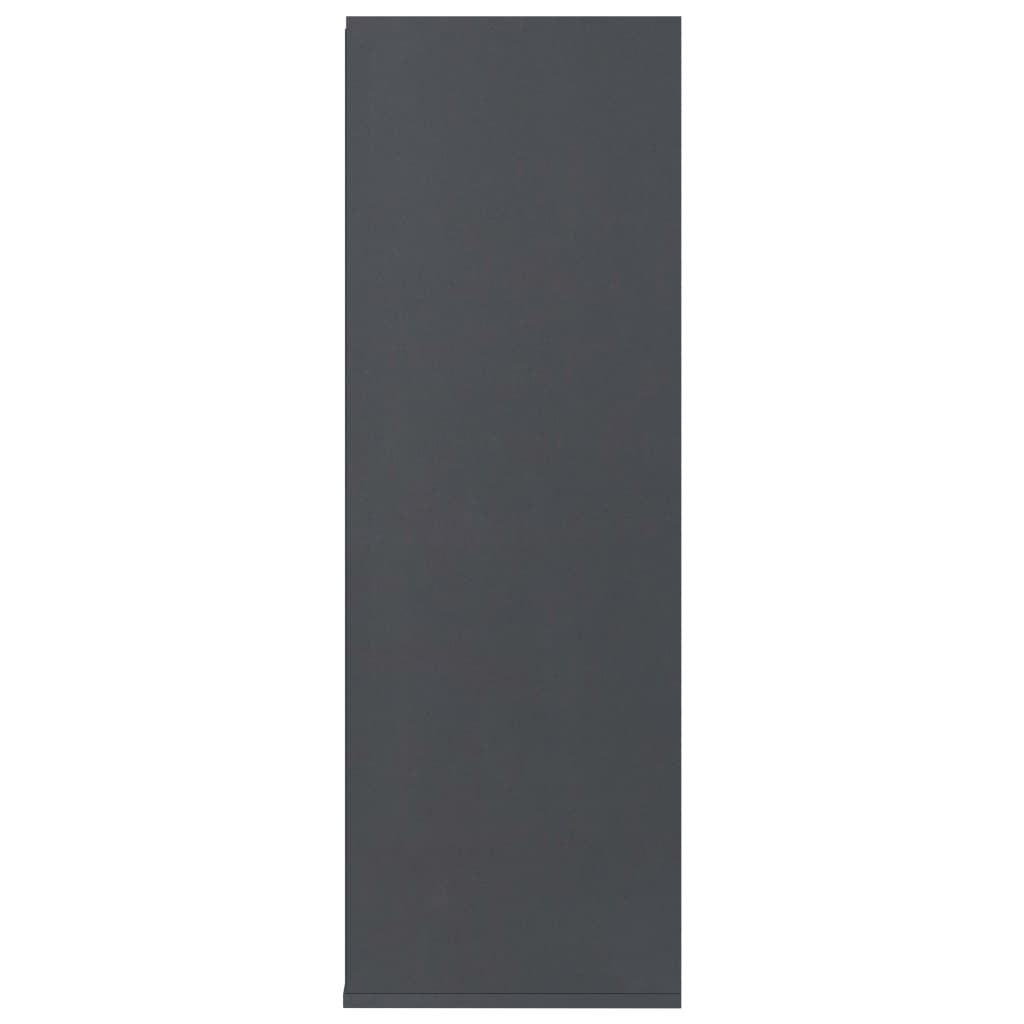 vidaXL Skohylle grå 54x34x100,5 cm konstruert tre