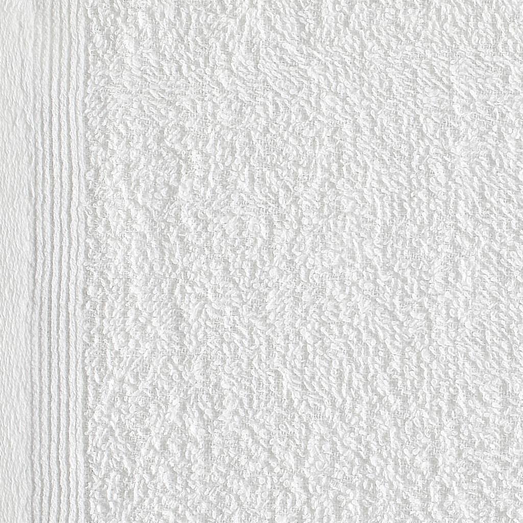 vidaXL Gjestehåndklær 25 stk bomull 350 g/m² 30x30 cm hvit