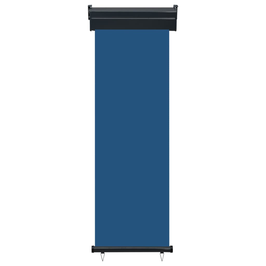 vidaXL Sidemarkise for balkong 60x250 cm blå