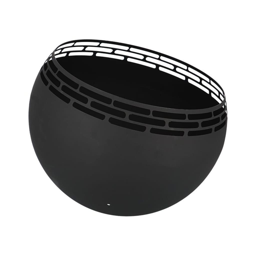 Esschert Design Bålpanne kule striper svart
