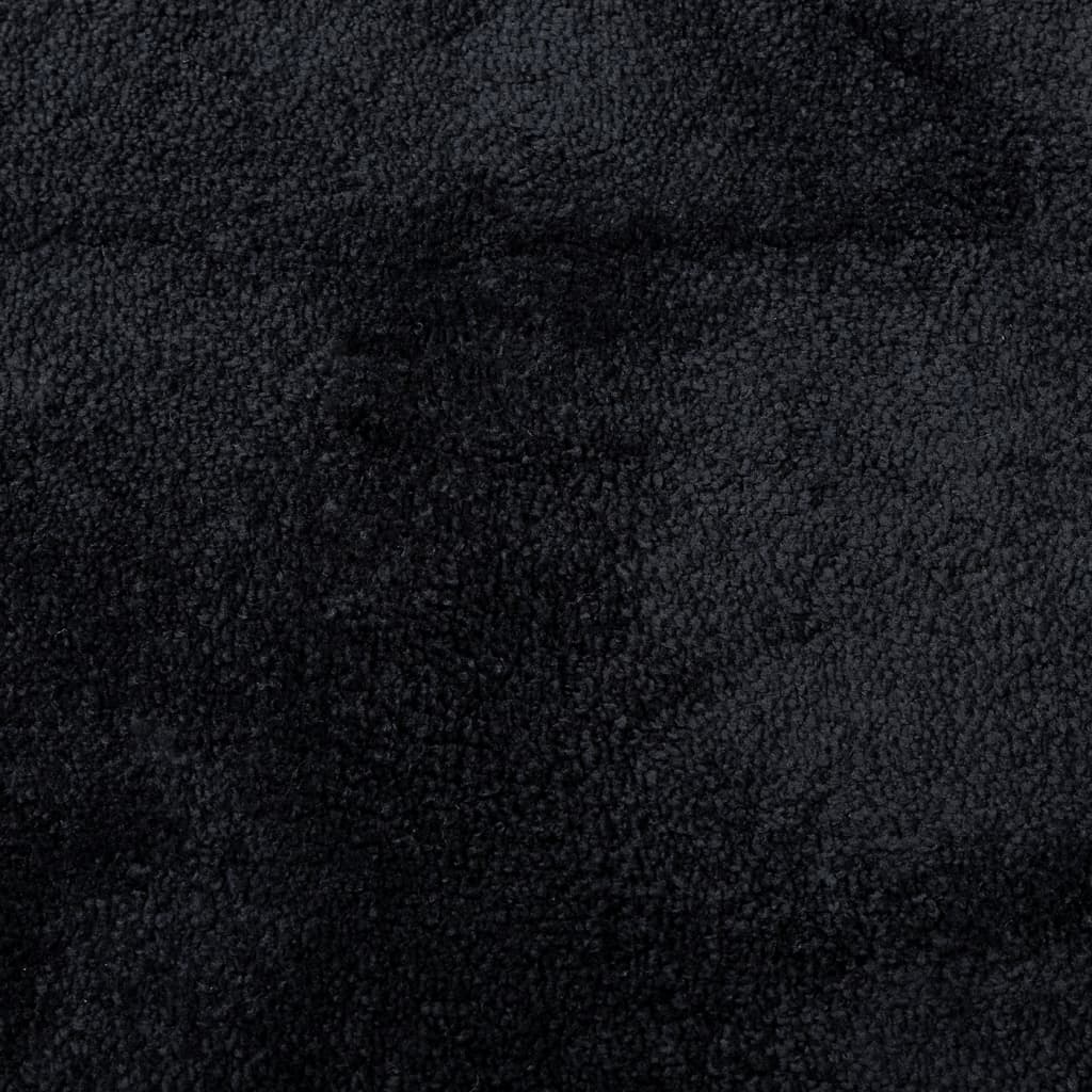 vidaXL Teppe OVIEDO kort luv svart 80x150 cm