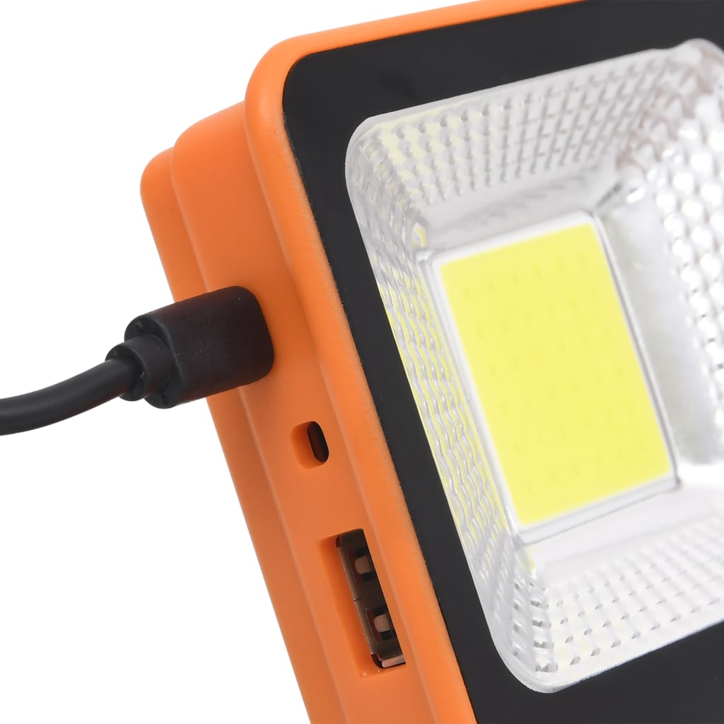 vidaXL LED-flomlys ABS 5 W kaldhvit