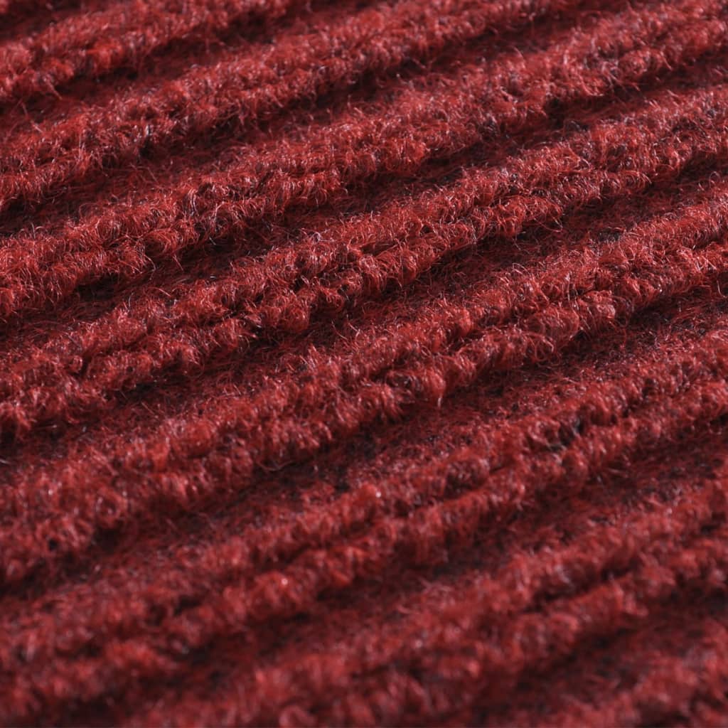 Rød PVC Dørmatte 90 x 60 cm