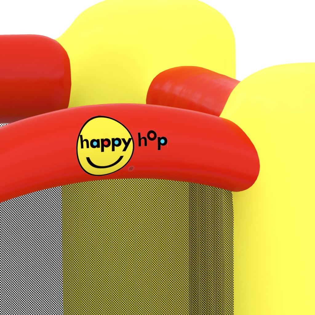 Happy Hop Hoppeslott med sklie og plaskebasseng 280x319x211 cm