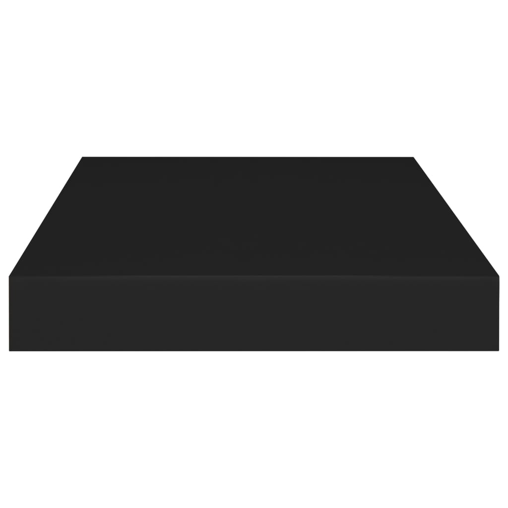 vidaXL Flytende vegghylle svart 40x23x3,8 cm MDF