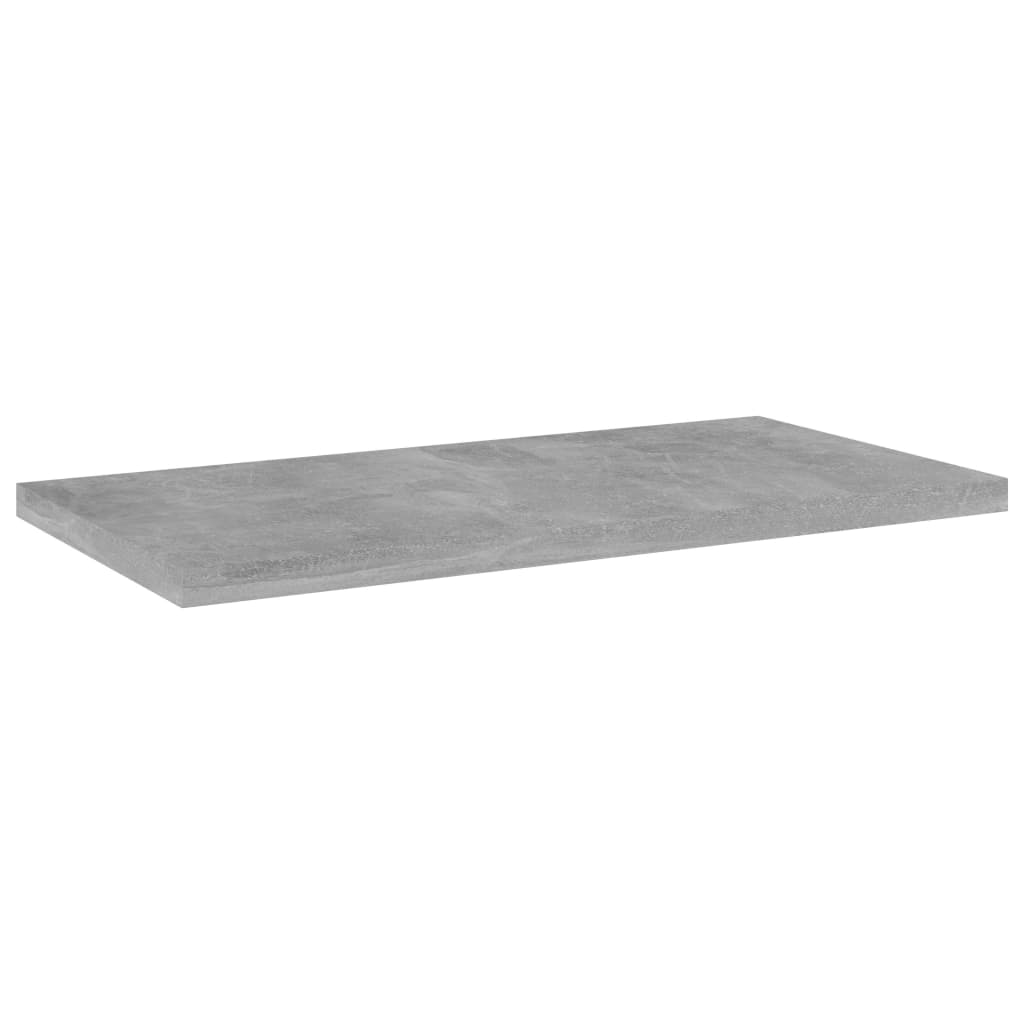 vidaXL Hylleplater 4 stk betonggrå 40x20x1,5 cm sponplate