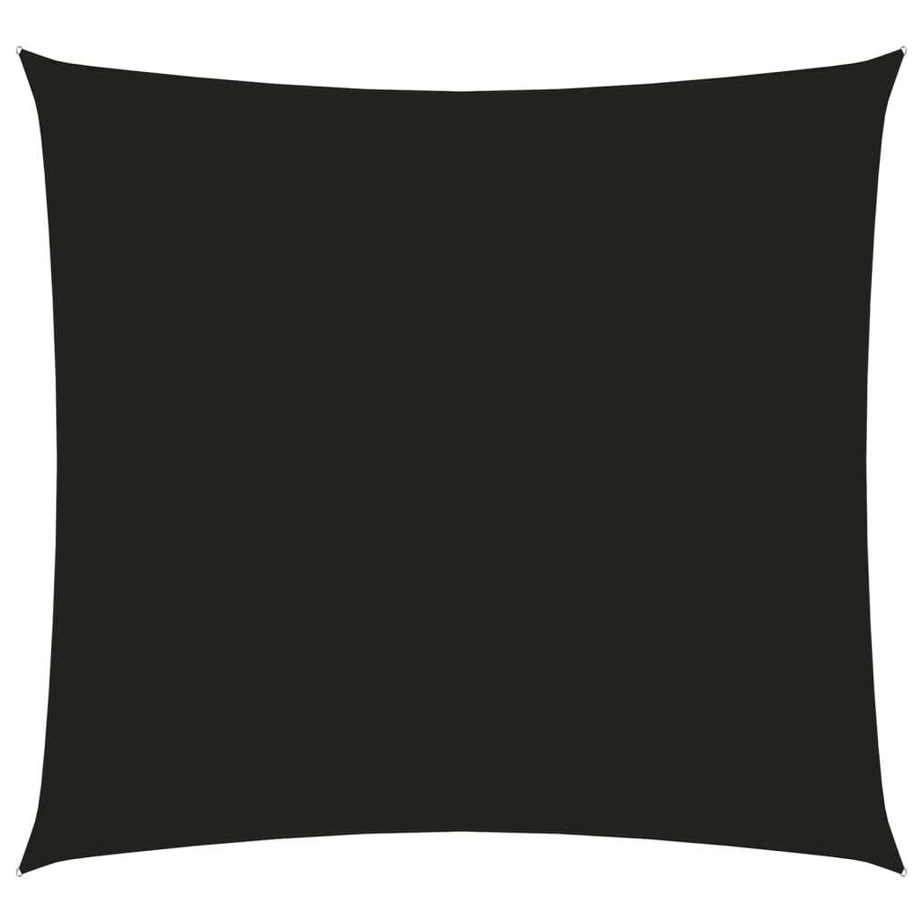 vidaXL Solseil oxfordstoff kvadratisk 2,5x2,5 m svart