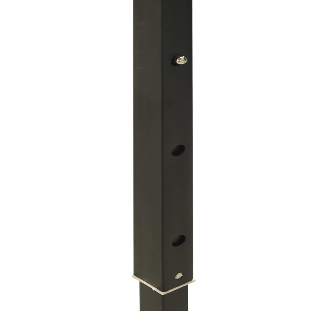 vidaXL Sammenleggbart festtelt med sidevegger gråbrun 2x2 m