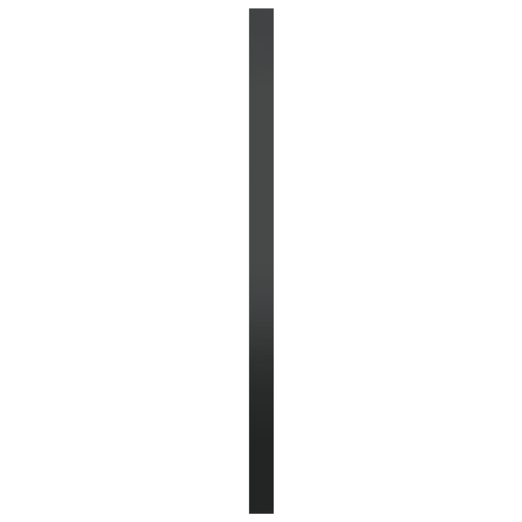 vidaXL Veggspeil 60 cm svart
