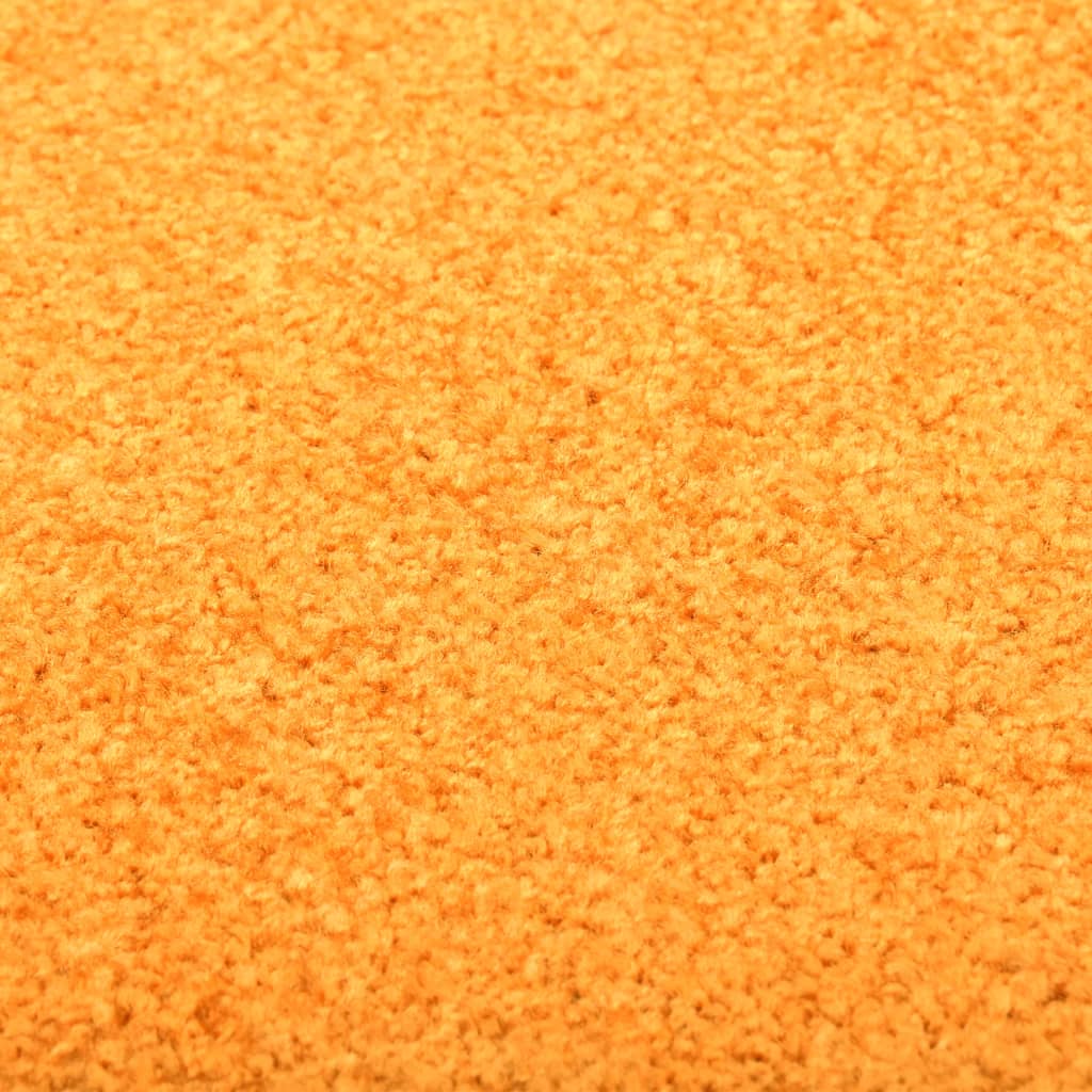 vidaXL Dørmatte vaskbar oransje 60x90 cm