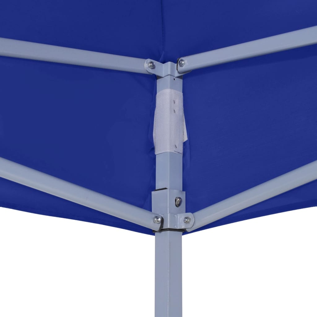 vidaXL Profesjonelt sammenleggbart festtelt 2x2 m stål blå