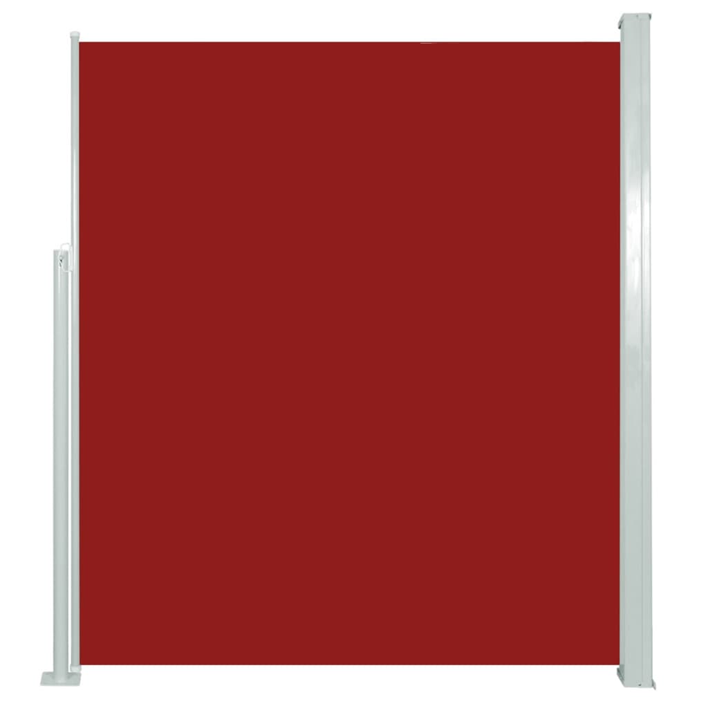vidaXL Uttrekkbar sidemarkise 160 x 500 cm rød