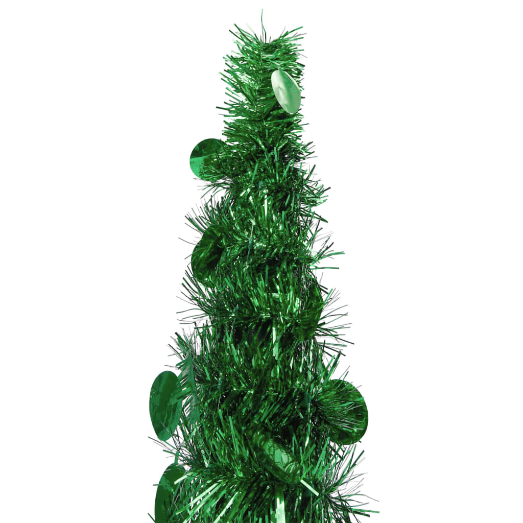 vidaXL Pop-up kunstig juletre grønn 150 cm PET