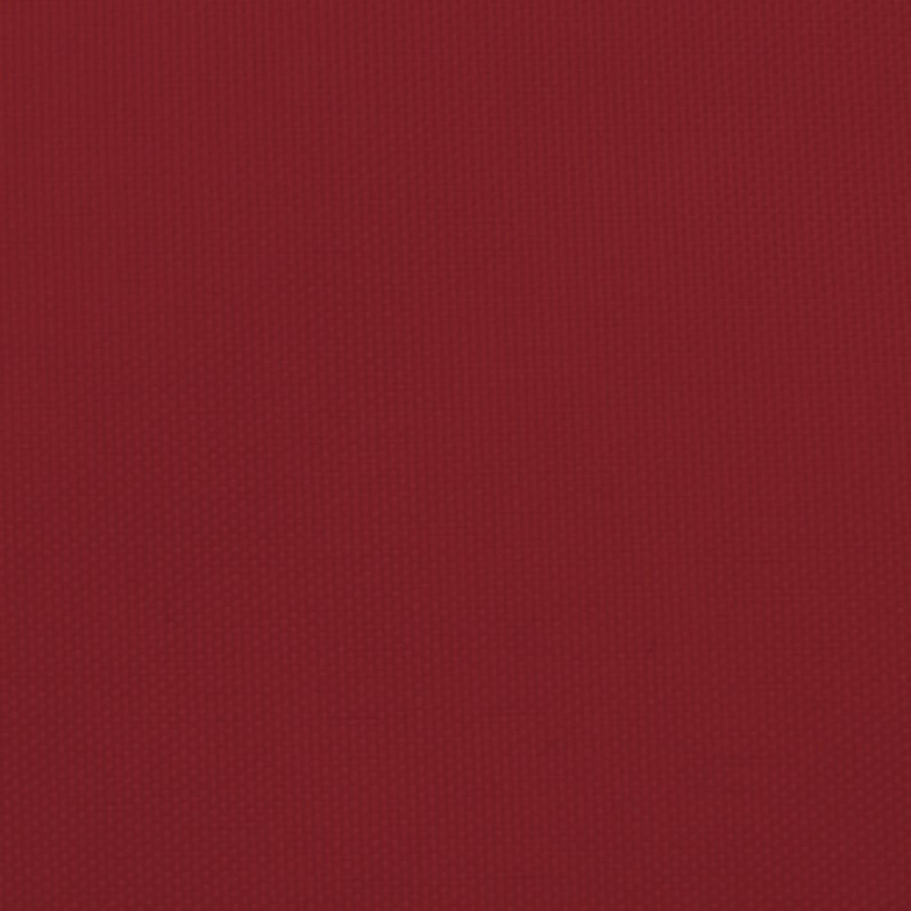 vidaXL Solseil oxfordstoff kvadratisk 4,5x4,5 m rød