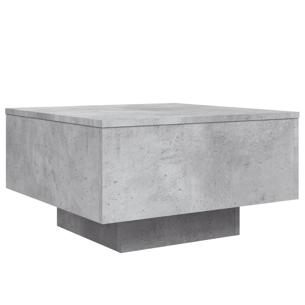 vidaXL Salongbord betonggrå 55x55x31 cm konstruert tre