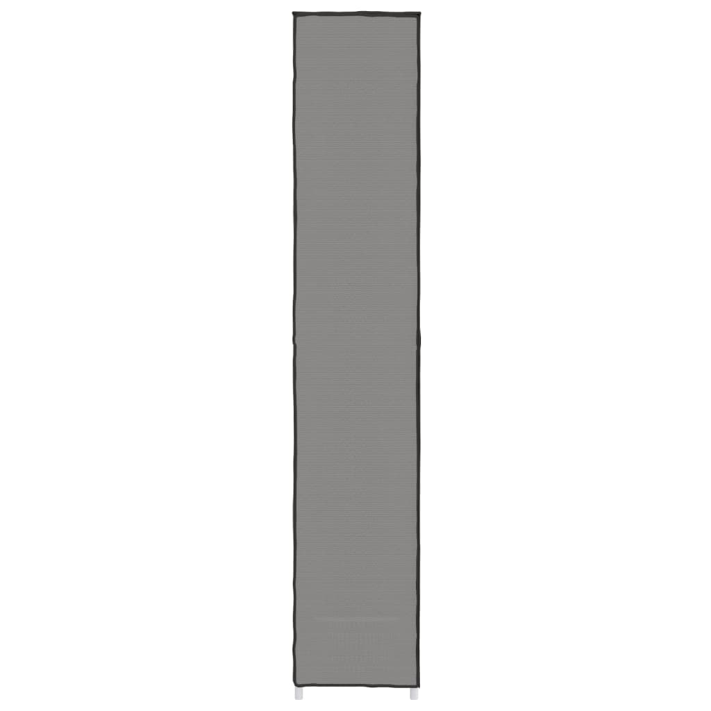 vidaXL Skoskap grå 60x30x166 cm stoff