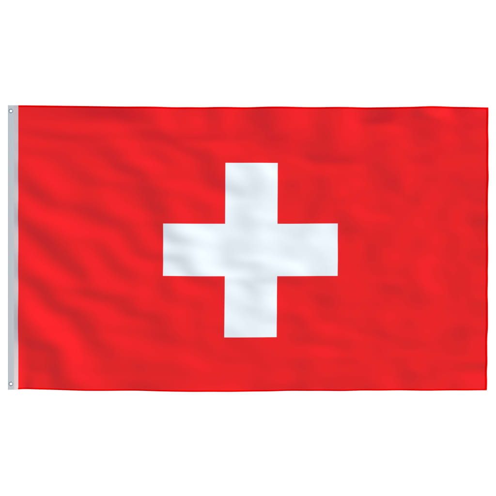vidaXL Sveitsisk flagg 90x150 cm