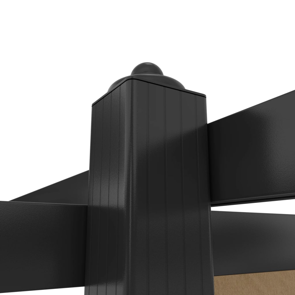 vidaXL Paviljong med uttrekkbart tak 4x3 m gråbrun