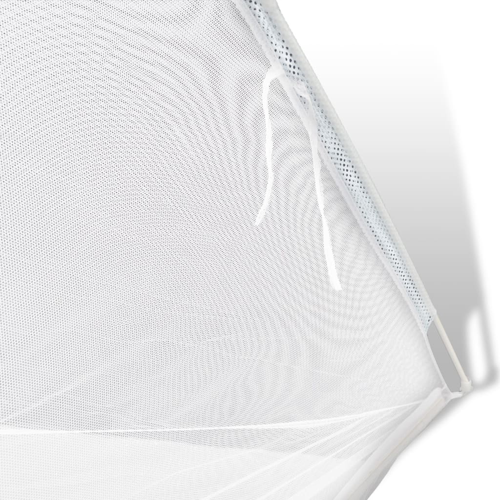 vidaXL Campingtelt 200x150x145 cm glassfiber hvit