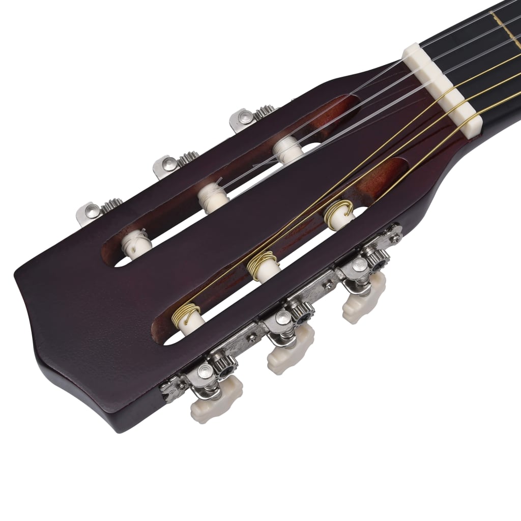 vidaXL Klassisk gitar sett for nybegynnere og barn 8 deler 3/4 36"