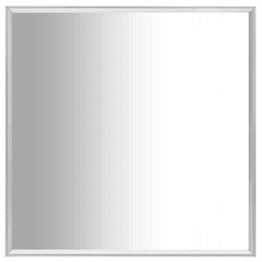 vidaXL Speil sølv 50x50 cm